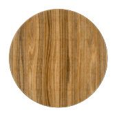 Eleganter Holzkornstil Schneidebrett (Vorderseite)