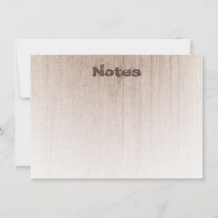 Eleganter Holzlook Moderner Vorlagendistanzierter Mitteilungskarte