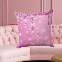 Eleganter Hot Pink Glitzer Tropfen Bachelorette