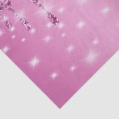 Eleganter Hot Pink Glitzer Tropfen Seidenpapier (Ausschnitt)