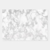 Eleganter hübscher Glitzer-Marmor Geschenkpapier Set (Vorderseite 2)