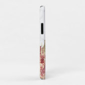 Eleganter hübscher Glitzer Tropfen aus weißem Marm Case-Mate iPhone Hülle (Hinten/Rechts)