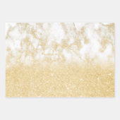 Eleganter hübscher Gradientenmarmor Geschenkpapier Set (Vorderseite 3)