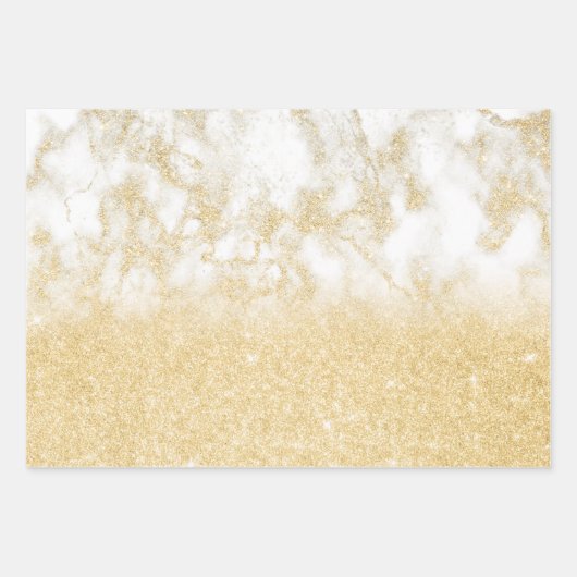 Eleganter hübscher Gradientenmarmor Geschenkpapier Set (Vorderseite 3)