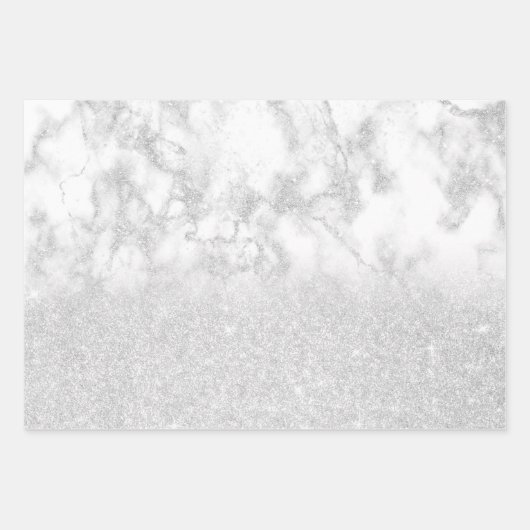 Eleganter hübscher Gradientenmarmor Geschenkpapier Set (Vorderseite 2)