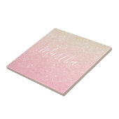 Eleganter hübscher Gürtelgradientengold-Glitzer Fliese (Seite)