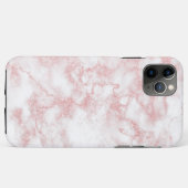 Eleganter hübscher Rose Goldbarsch Glitzer weißer  Case-Mate iPhone Hülle (Rückseite (Horizontal))