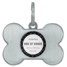 Eleganter Hund der Ehre Niedliche Personalisierte