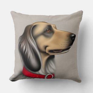 Eleganter Hund Majestätischer Haustierliebhaber-Ho Kissen