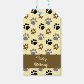 Eleganter Hundelpferd, personalisiert Geschenkanhänger (Vorderseite)