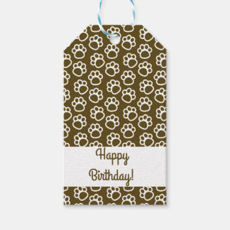 Eleganter Hundeschlittenpfoten, kundenspezifisch b Geschenkanhänger