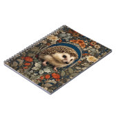 Eleganter Igel William Morris Inspiriert Notizblock (Linke Seite)