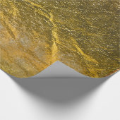 Eleganter Imitat-Goldfolien-glänzender Druckblick Geschenkpapier (Ecke)