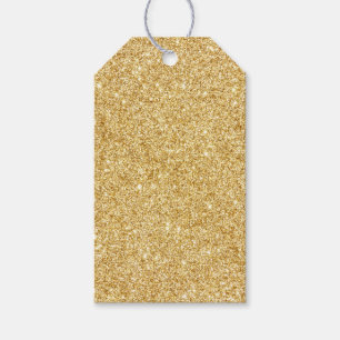 Eleganter Imitat-GoldGlitter Geschenkanhänger