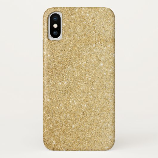 Eleganter Imitat-GoldGlitzer Case-Mate iPhone Hülle (Rückseite)