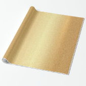 Eleganter Imitat-GoldGlitzer-modernes goldenes Geschenkpapier (Ungerollt)