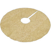 Eleganter Imitat-GoldGlitzer Polyester Weihnachtsbaumdecke (Schrägansicht)