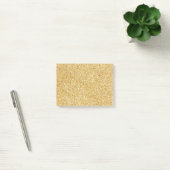 Eleganter Imitat-GoldGlitzer Post-it Klebezettel (Büro)
