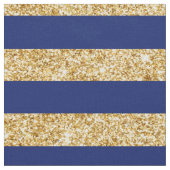 Eleganter Imitat-GoldGlitzer und blauer Stoff (Nahaufnahme)