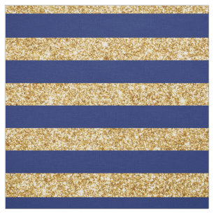 Eleganter Imitat-GoldGlitzer und blauer Stoff