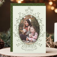 Eleganter Immergrüner Botanischer Weihnachtskranz