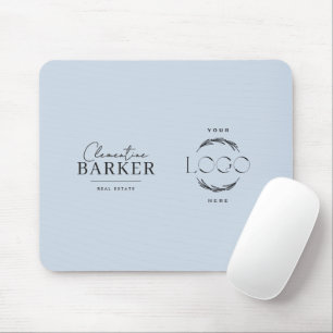 Eleganter Immobilienmakler mit individuellem Logo Mousepad