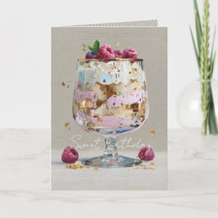Eleganter Impasto-Himbeer-Dessert Einladung
