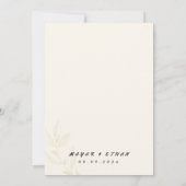 Eleganter individualisierbarer Blumenwettbewerb Einladung (Rückseite)