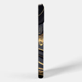 Eleganter, individualisierbarer Name in Schwarz un Case-Mate iPhone Hülle (Rückseite / Rechts)