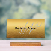 Eleganter Individuelle Name Acrylschild (Neutral)