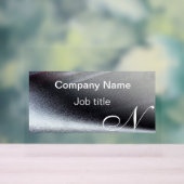 Eleganter Individuelle Name Acrylschild (Neutral)