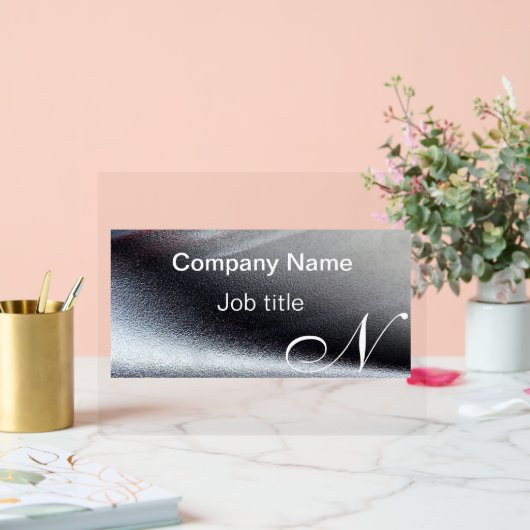 Eleganter Individuelle Name Acrylschild (Hochzeit)