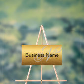 Eleganter Individuelle Name Acrylschild (Neutral)