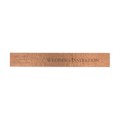 Eleganter Individuelle Name Address Copper Foil We Rundum-Adressaufkleber (Person)