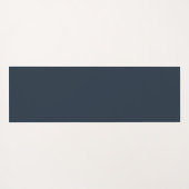Eleganter Individuelle Name Dark Blue Yogamatte (Rückseite (Horizontal))