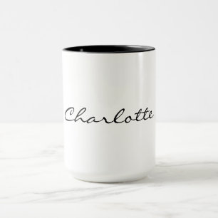 Eleganter Individuelle Name Kaffee Tasse