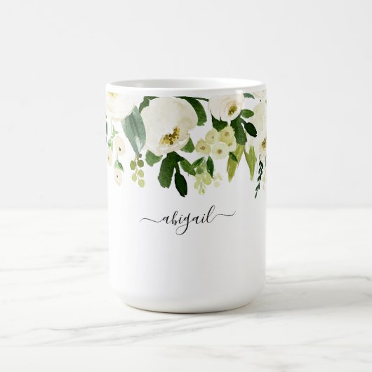 Eleganter Individuelle Name Kaffeetasse (Mittel)