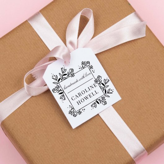 Eleganter Individuelle Name mit Liebe Gummistempel