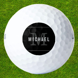 Eleganter Individuelle Name Monogram Personalisier Golfball