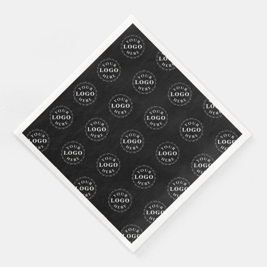 Eleganter Individuelle Name und Titel Serviette (Ecke)