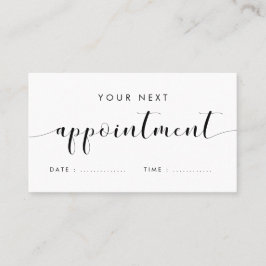 Eleganter, individueller Gesundheitszustand berufl Terminkarte