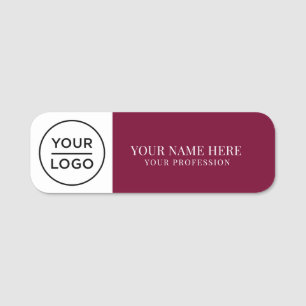 Eleganter individueller Logo-Mitarbeiter magnetisc Namensschild