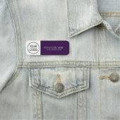 Eleganter individueller Logo-Mitarbeiter magnetisc Namensschild (Beispiel)