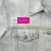 Eleganter individueller Logo-Mitarbeiter magnetisc Namensschild (Beispiel)
