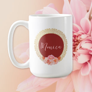 Eleganter, individueller Rahmen für den Golden Ori Kaffeetasse