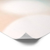 Eleganter Inspirationsleuchter macht einen Wunsch Poster (Ecke)