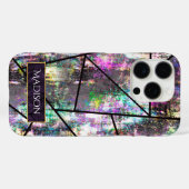 Eleganter irisierender geistlicher Glitzer Case-Mate iPhone Hülle (Rückseite (Horizontal))