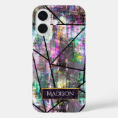 Eleganter irisierender geistlicher Glitzer Case-Mate iPhone Hülle (Rückseite)
