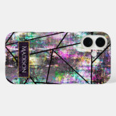Eleganter irisierender geistlicher Glitzer Case-Mate iPhone Hülle (Rückseite (Horizontal))