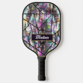 Eleganter irisierender geistlicher Glitzer glamour Pickleball Schläger